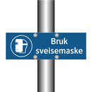 Bruk sveisemaske