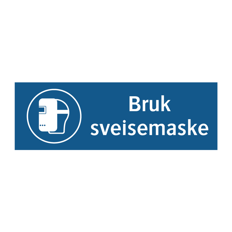 Bruk sveisemaske
