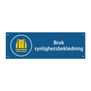 Bruk synlighetsbekledning