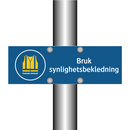 Bruk synlighetsbekledning