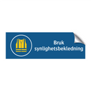 Bruk synlighetsbekledning