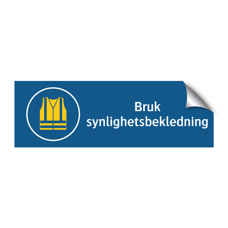 Bruk synlighetsbekledning