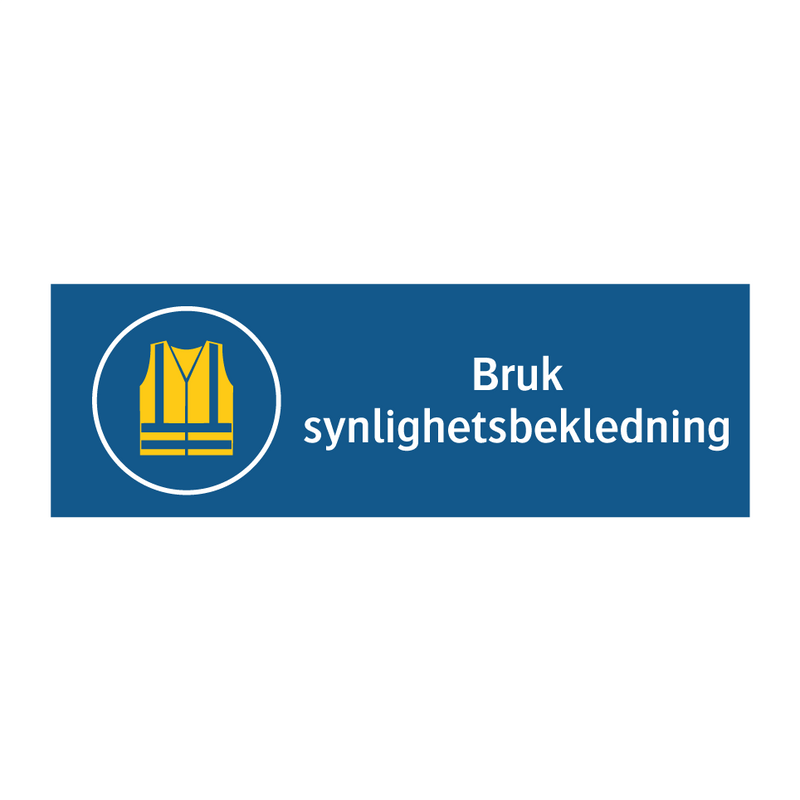 Bruk synlighetsbekledning