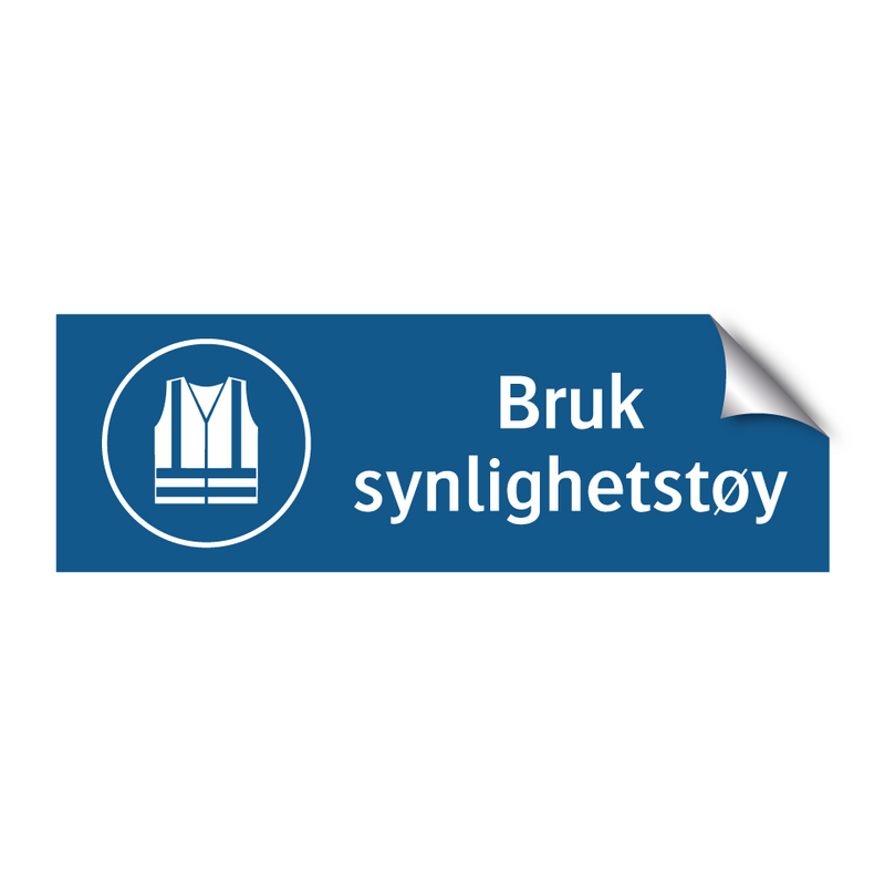 Bruk synlighetstøy