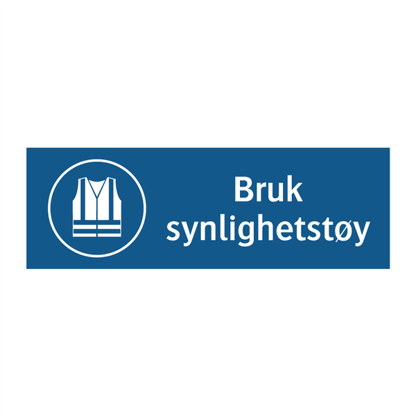Bruk synlighetstøy