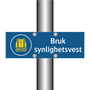 Bruk synlighetsvest