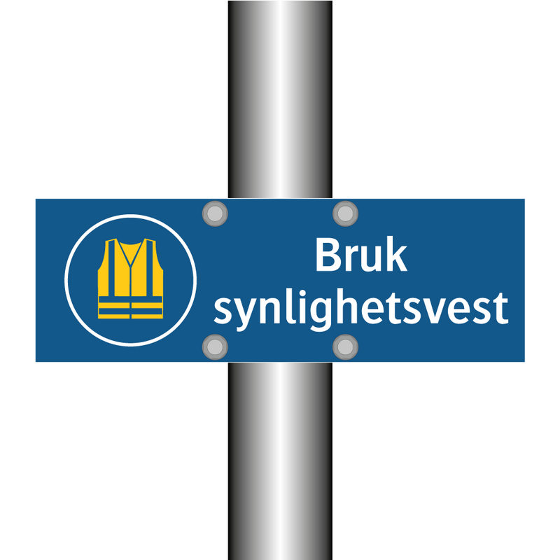 Bruk synlighetsvest