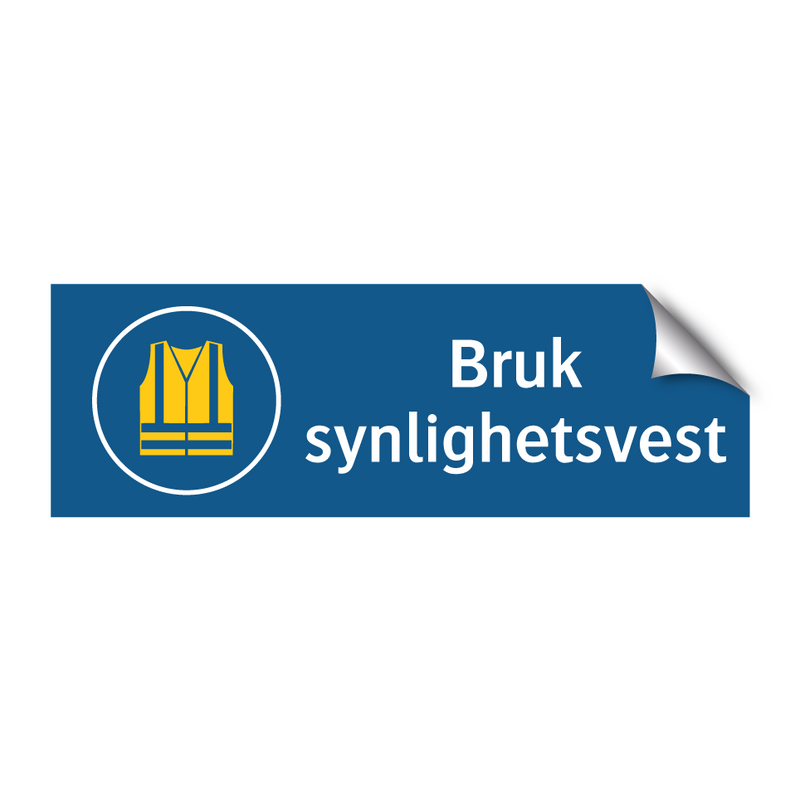 Bruk synlighetsvest