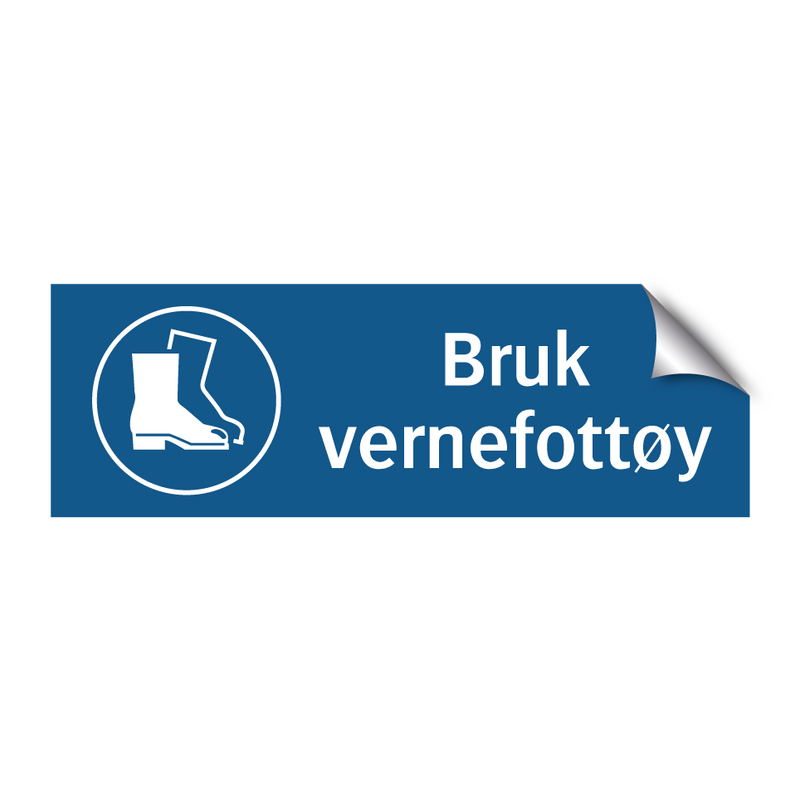 Bruk vernefottøy