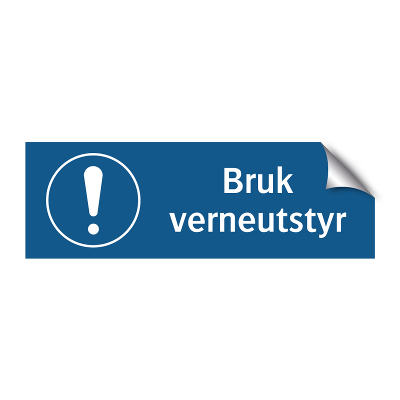 Bruk verneutstyr