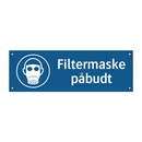 Filtermaske påbudt