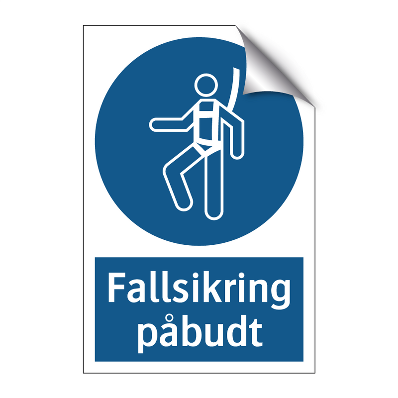 Bruk fallsikring