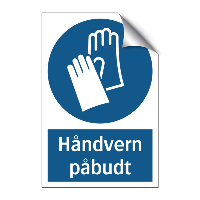 Håndvern påbudt & Håndvern påbudt & Håndvern påbudt & Håndvern påbudt