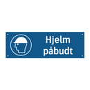 Hjelm påbudt