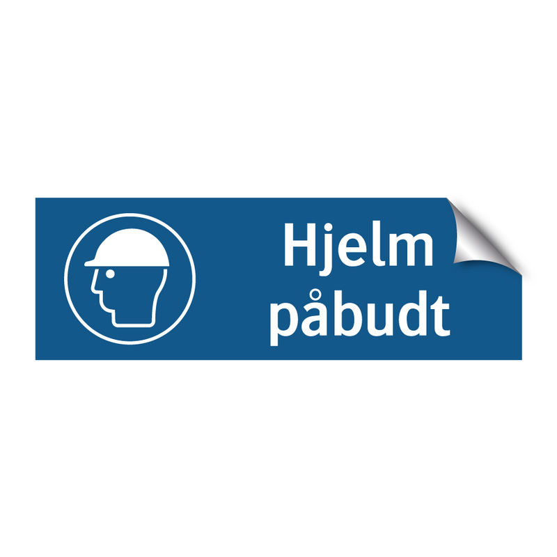 Hjelm påbudt