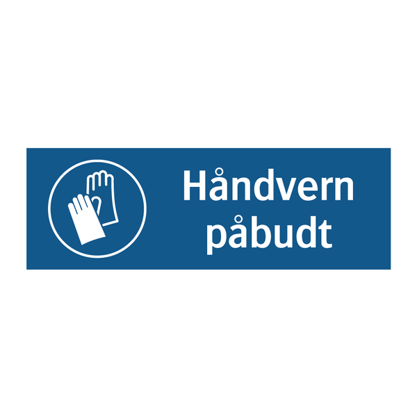 Håndvern påbudt & Håndvern påbudt & Håndvern påbudt & Håndvern påbudt