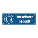 Hørselvern påbudt