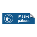 Maske påbudt
