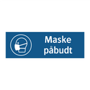 Maske påbudt