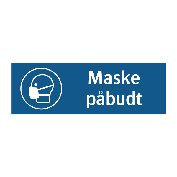 Maske påbudt
