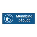 Munnbind påbudt