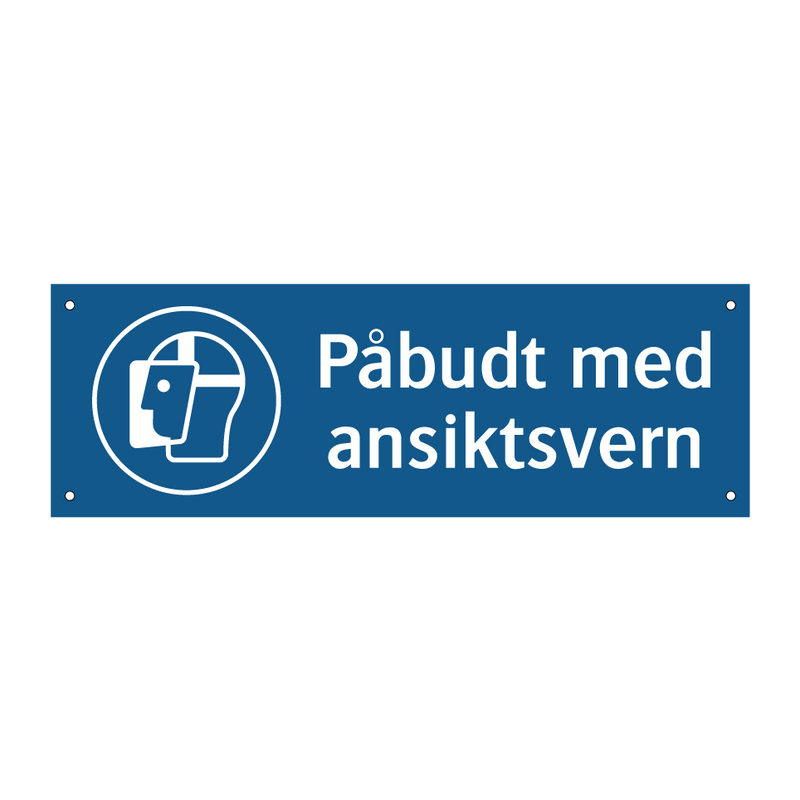 Påbudt med Ansiktsvern