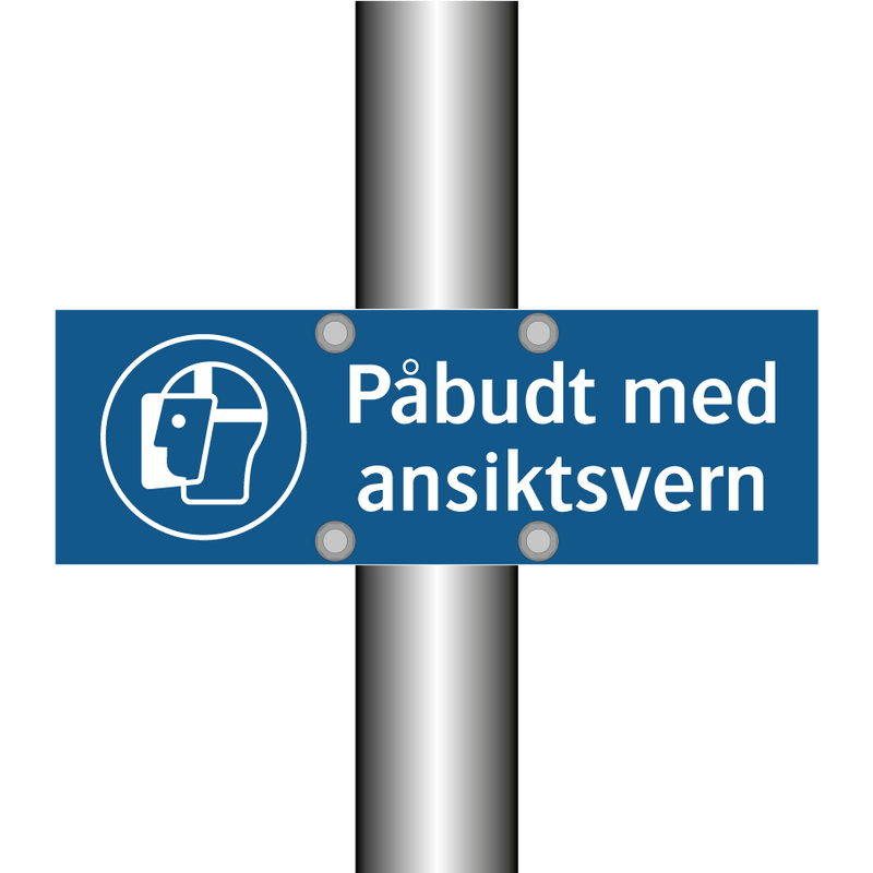 Påbudt med Ansiktsvern
