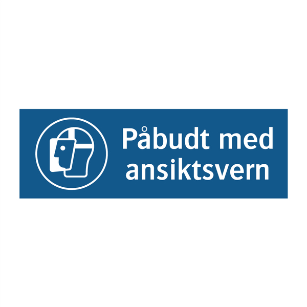 Påbudt med Ansiktsvern & Påbudt med Ansiktsvern & Påbudt med Ansiktsvern