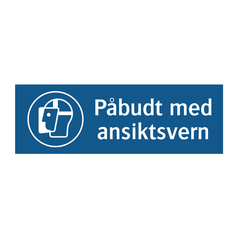 Påbudt med Ansiktsvern