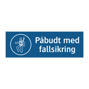 Påbudt med Fallsikring
