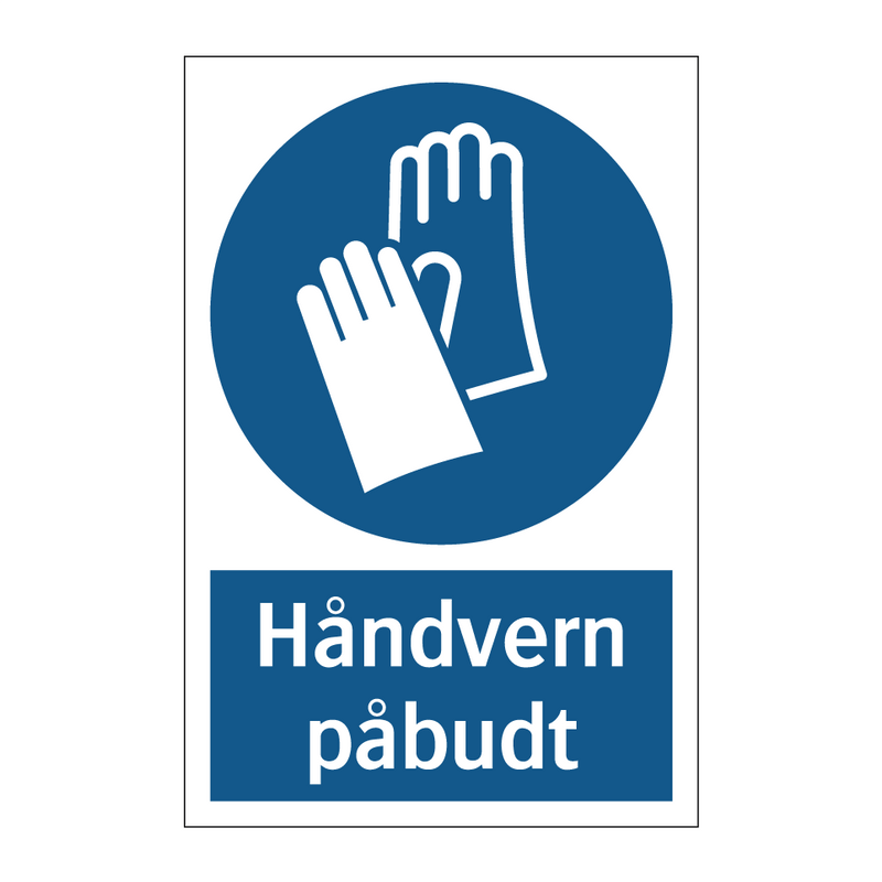 Håndvern påbudt & Håndvern påbudt & Håndvern påbudt & Håndvern påbudt