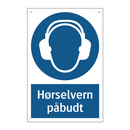 Hørselvern påbudt