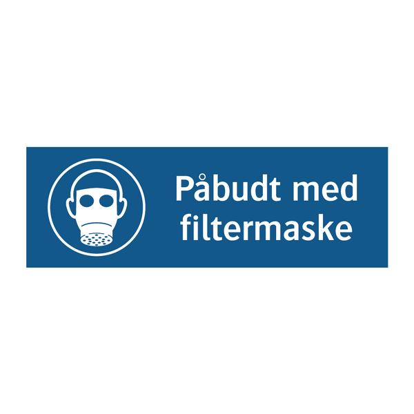 Påbudt med Filtermaske & Påbudt med Filtermaske & Påbudt med Filtermaske