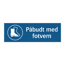 Påbudt med Fotvern