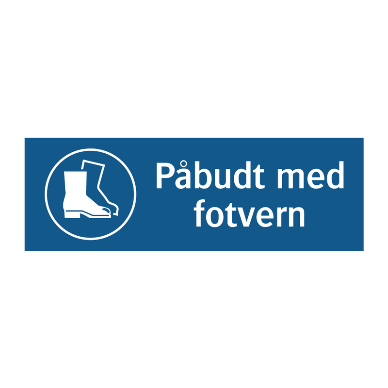 Påbudt med Fotvern