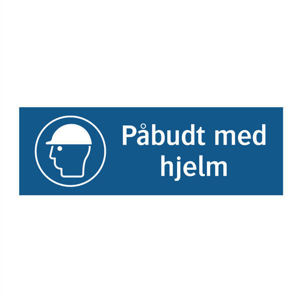 Påbudt med Hjelm