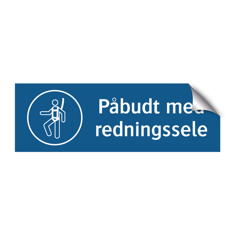 Påbudt med Redningssele