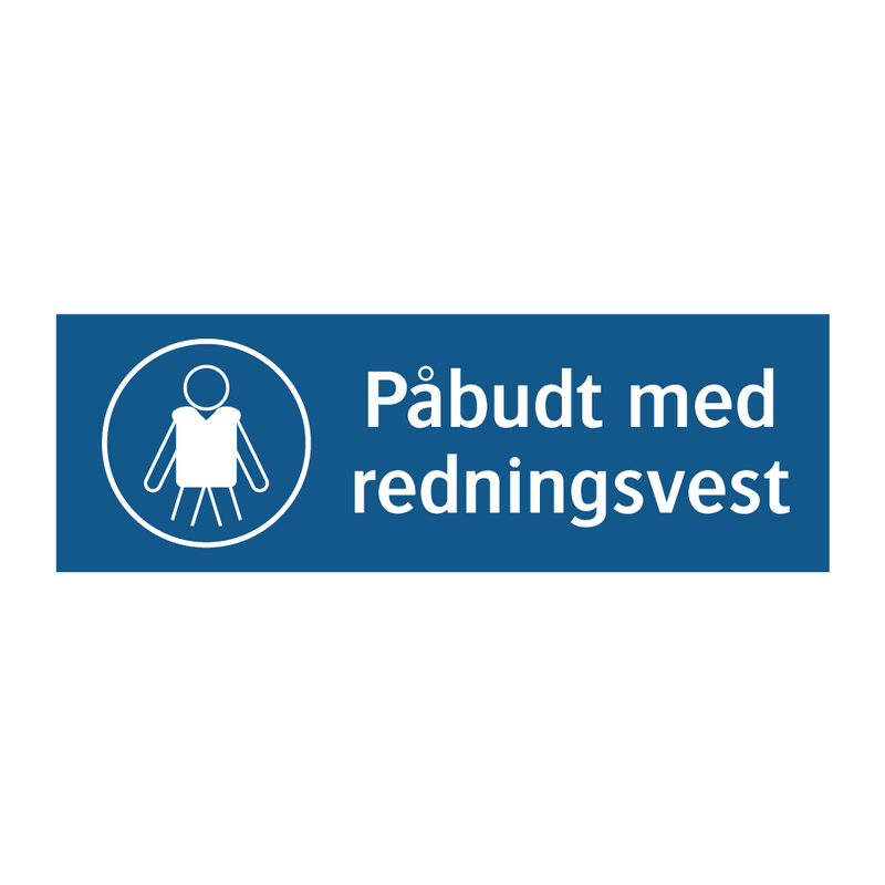 Påbudt med Redningsvest