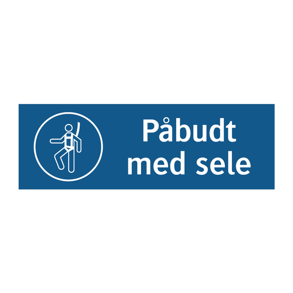 Påbudt med Sele
