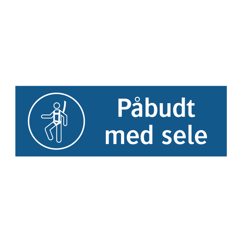 Påbudt med Sele