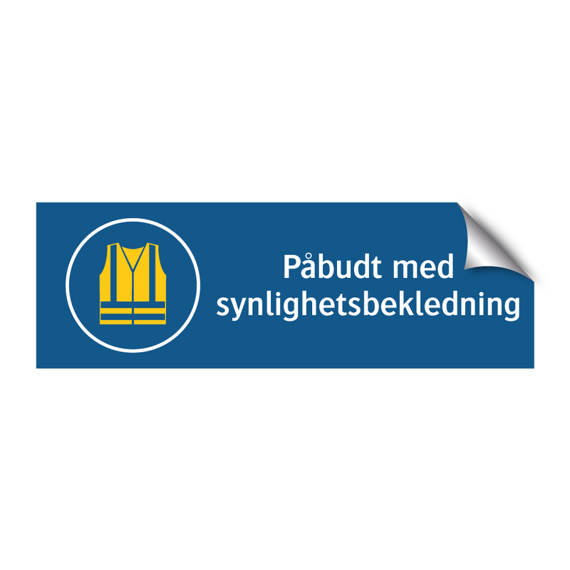 Påbudt med Synlighetsbekledning