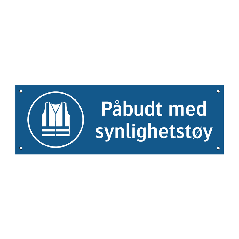 Påbudt med Synlighetstøy