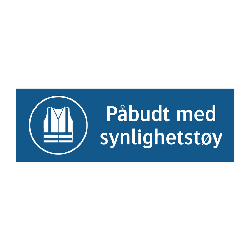 Påbudt med Synlighetstøy