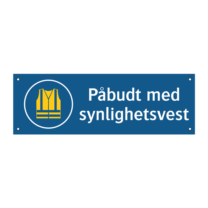 Påbudt med Synlighetsvest