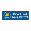 Påbudt med Synlighetsvest