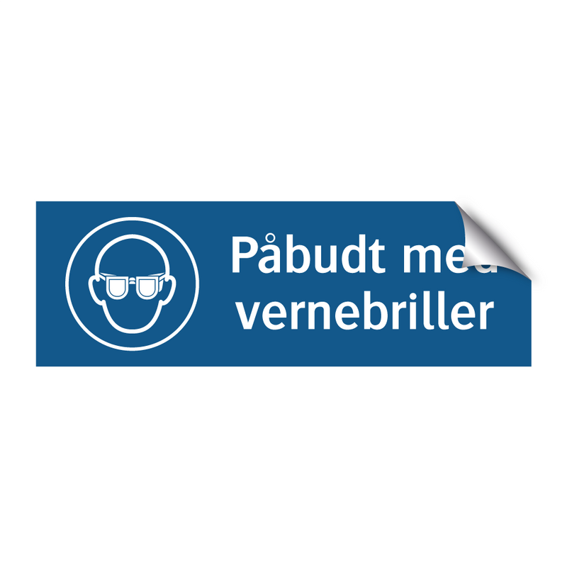 Påbudt med Vernebriller