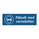 Påbudt med Vernebriller