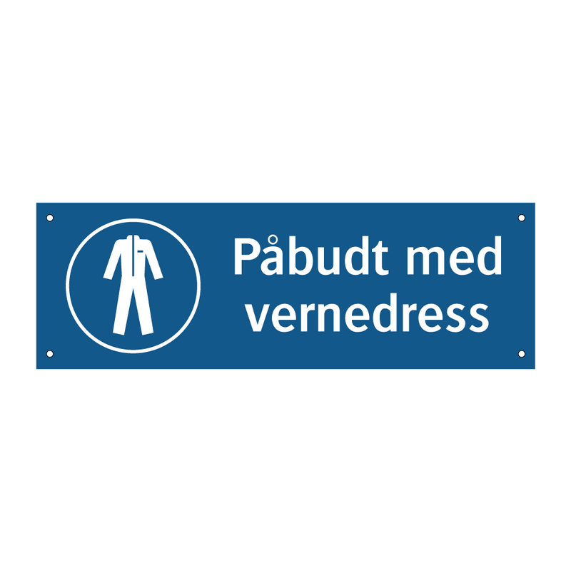 Påbudt med Vernedress