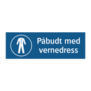 Påbudt med Vernedress