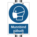 Munnbind påbudt